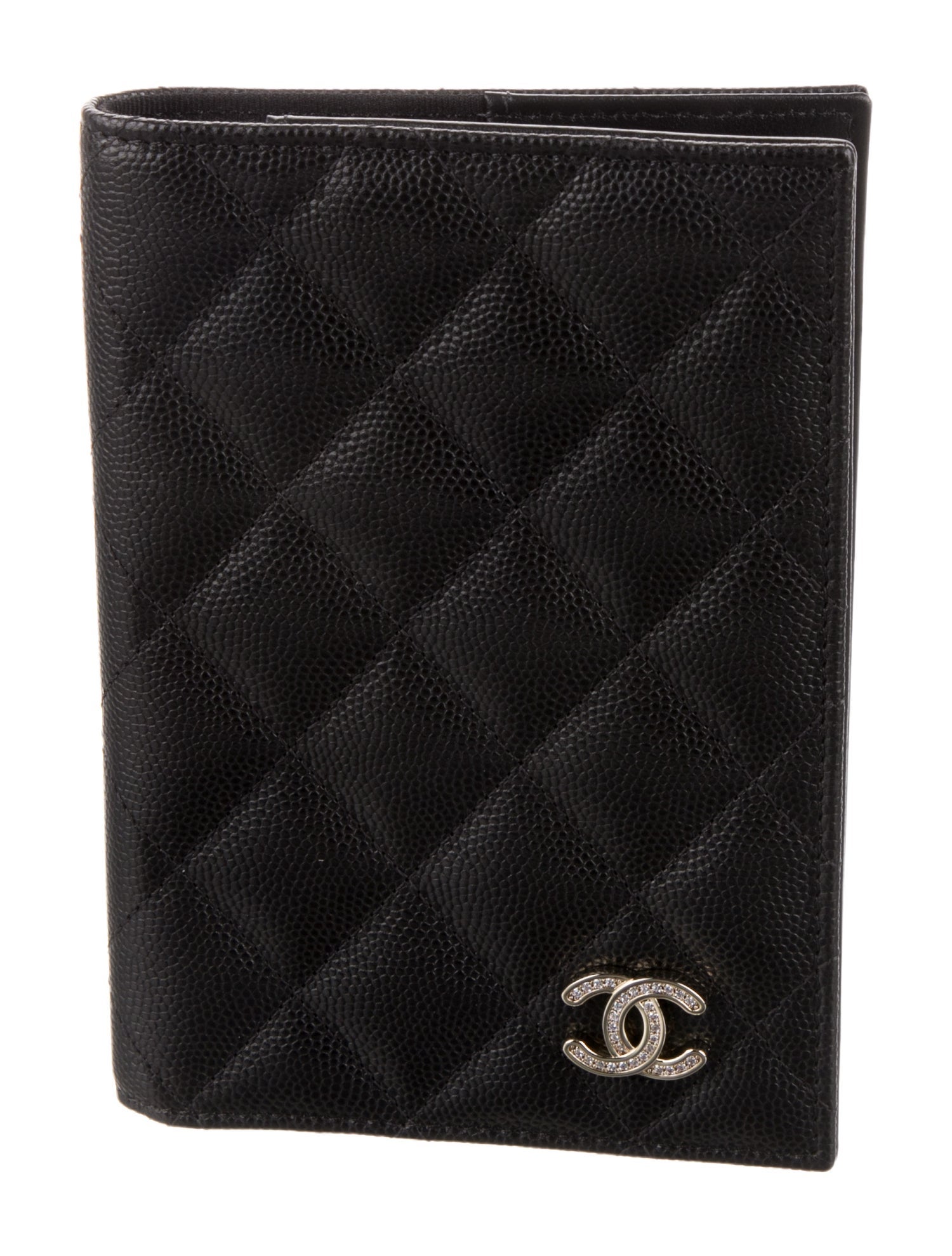 Chanel CC Caviar Passport Holder