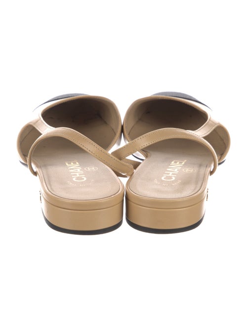 Chanel 2020 Interlocking CC Logo Slingback Flats