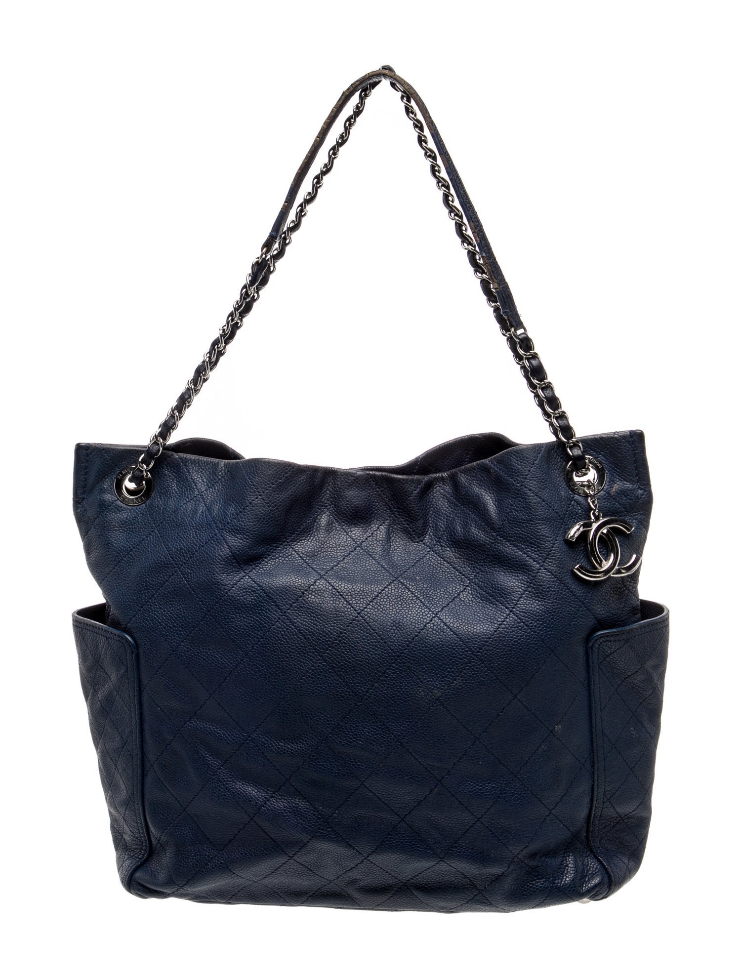 Chanel Quilted Around Pocket Tote