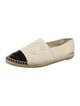 Chanel Interlocking CC Logo Lambskin Espadrilles