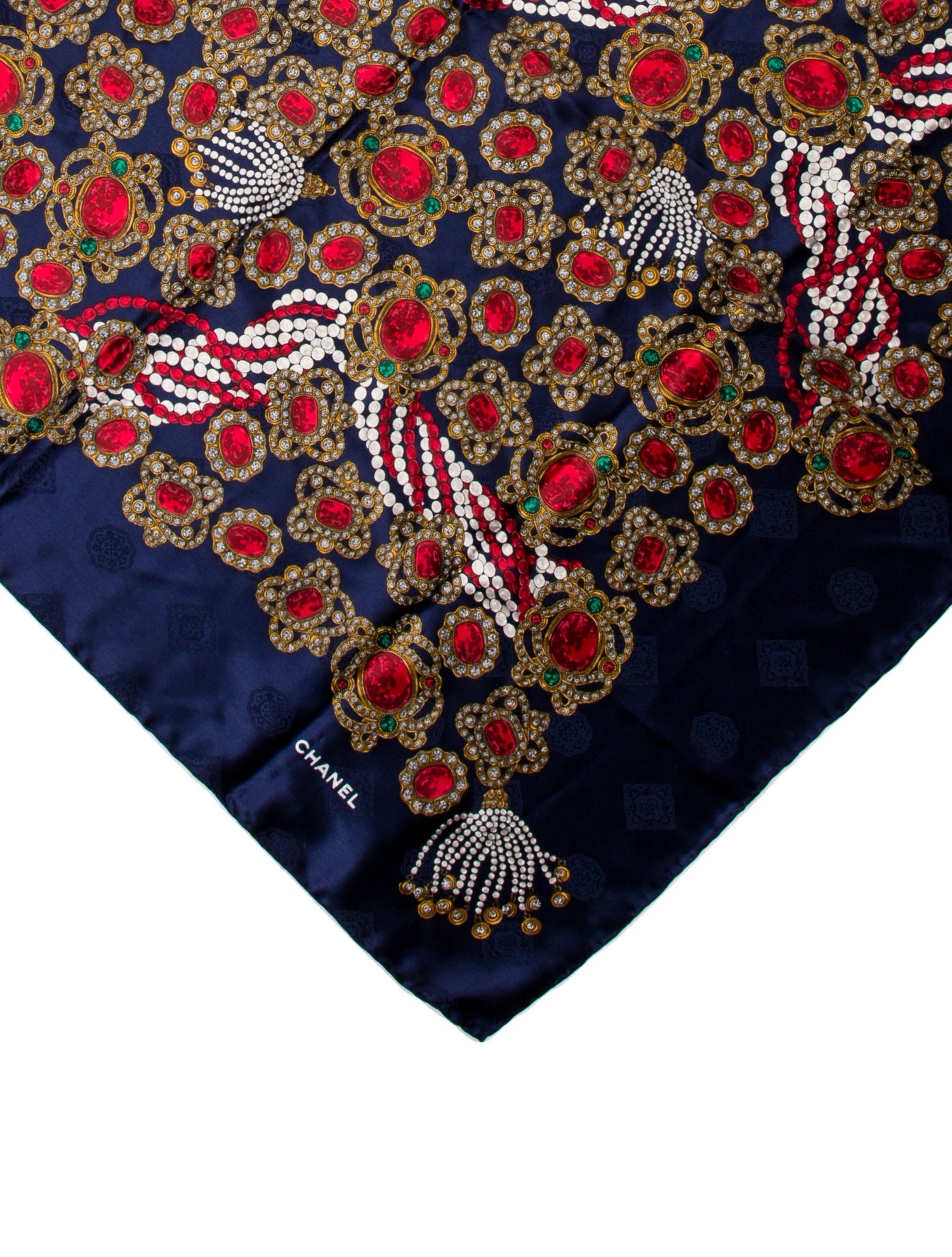 Chanel Silk Vintage Scarf