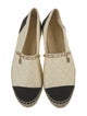 Chanel Interlocking CC Logo Lambskin Espadrilles