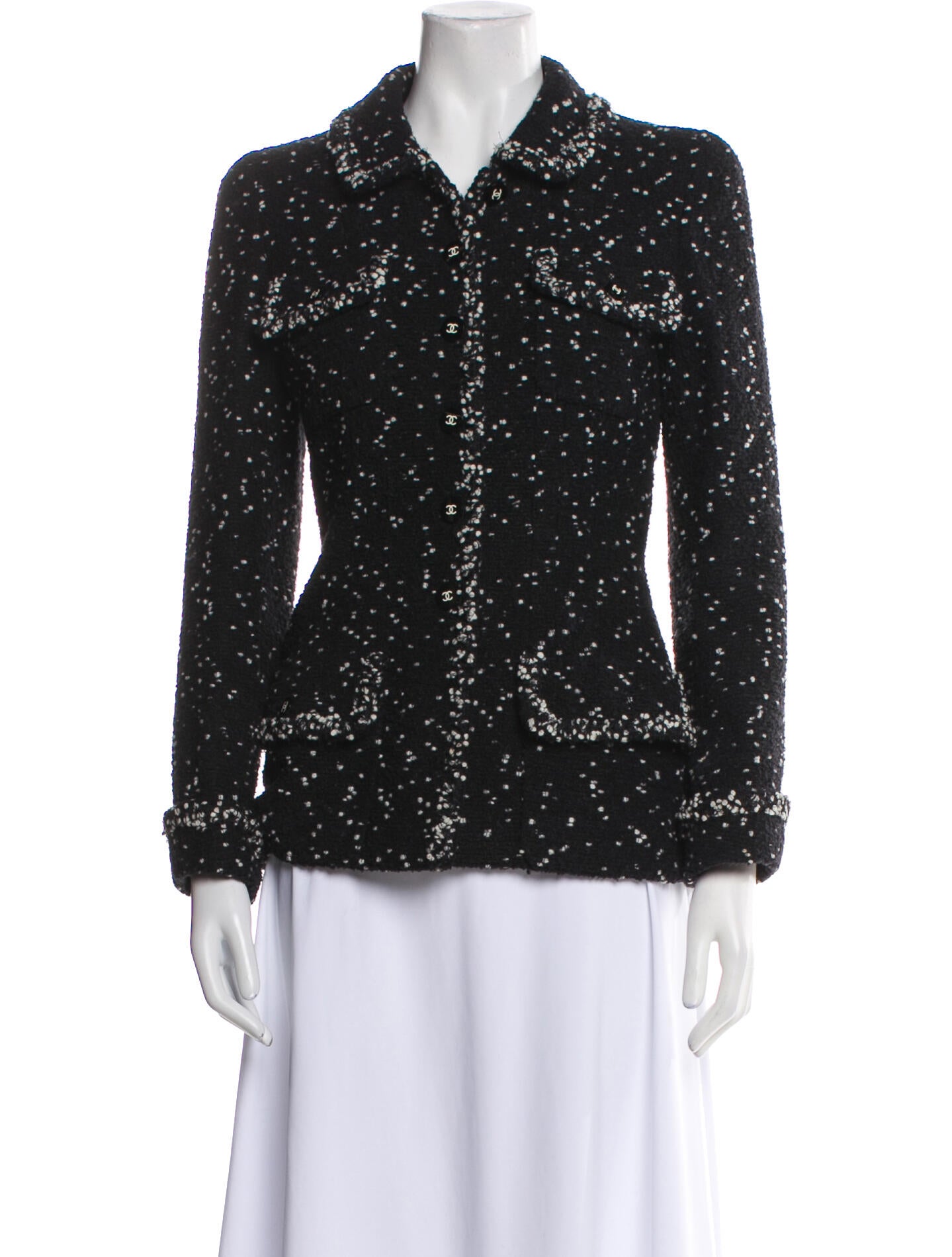 Chanel 1995 Tweed Evening Jacket