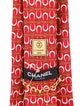 Chanel Horseshoe Chain Link Print Tie