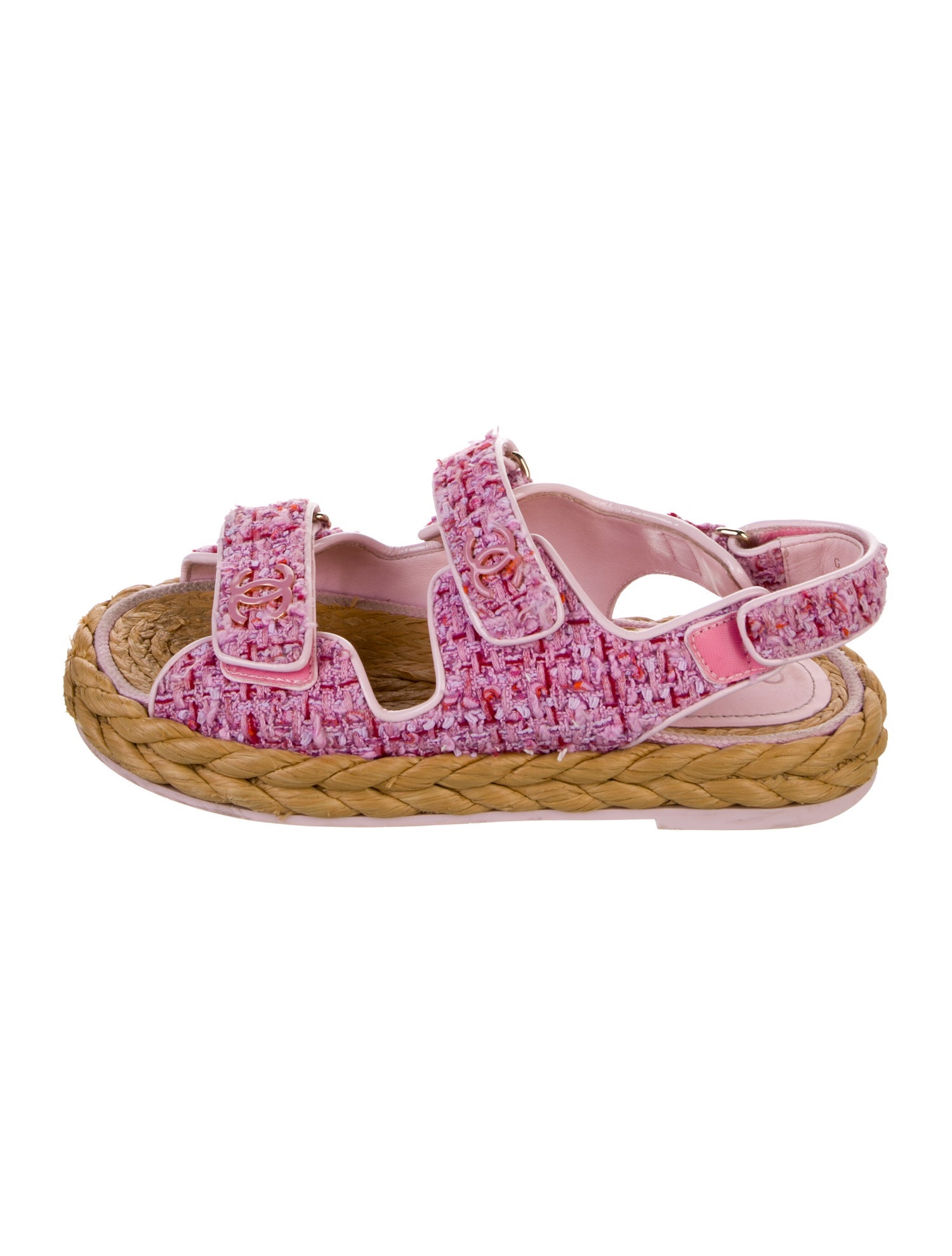 Chanel 2022 Interlocking CC Logo Espadrilles