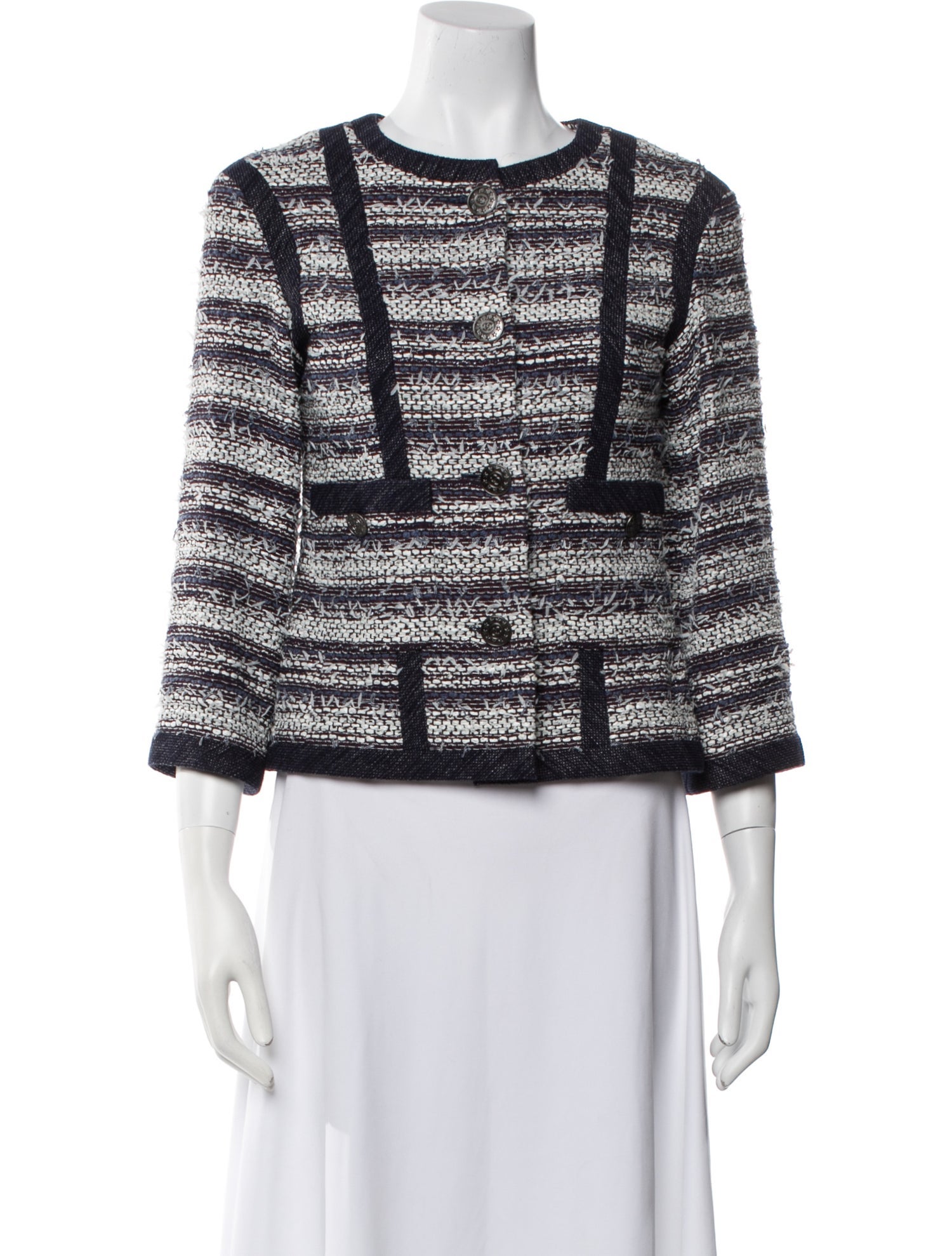 Chanel 2013 Tweed Pattern Evening Jacket