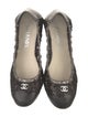 Chanel Interlocking CC Logo Calfskin Flats