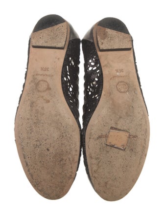 Chanel Interlocking CC Logo Calfskin Flats