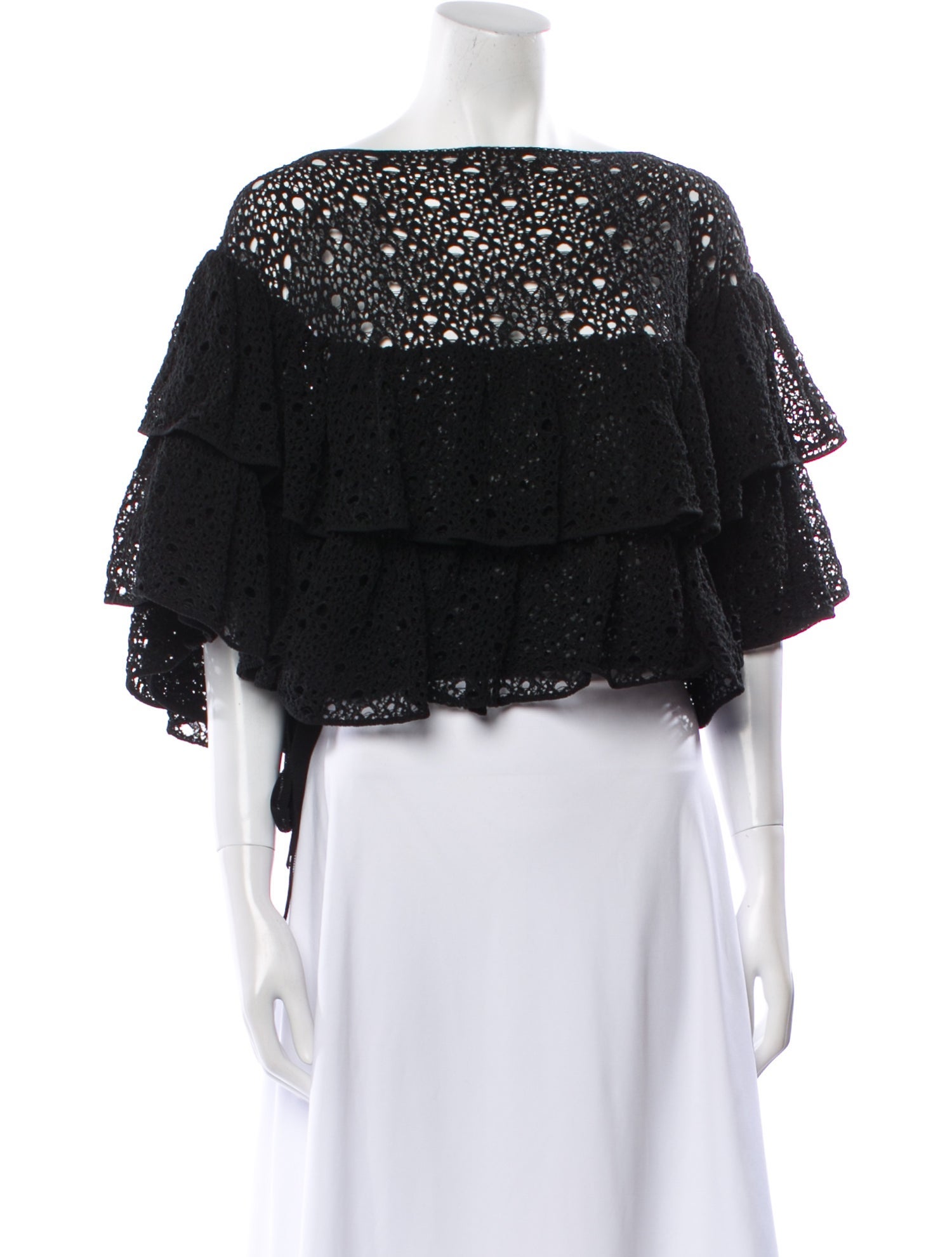 Chanel 2012 Bateau Neckline Crop Top