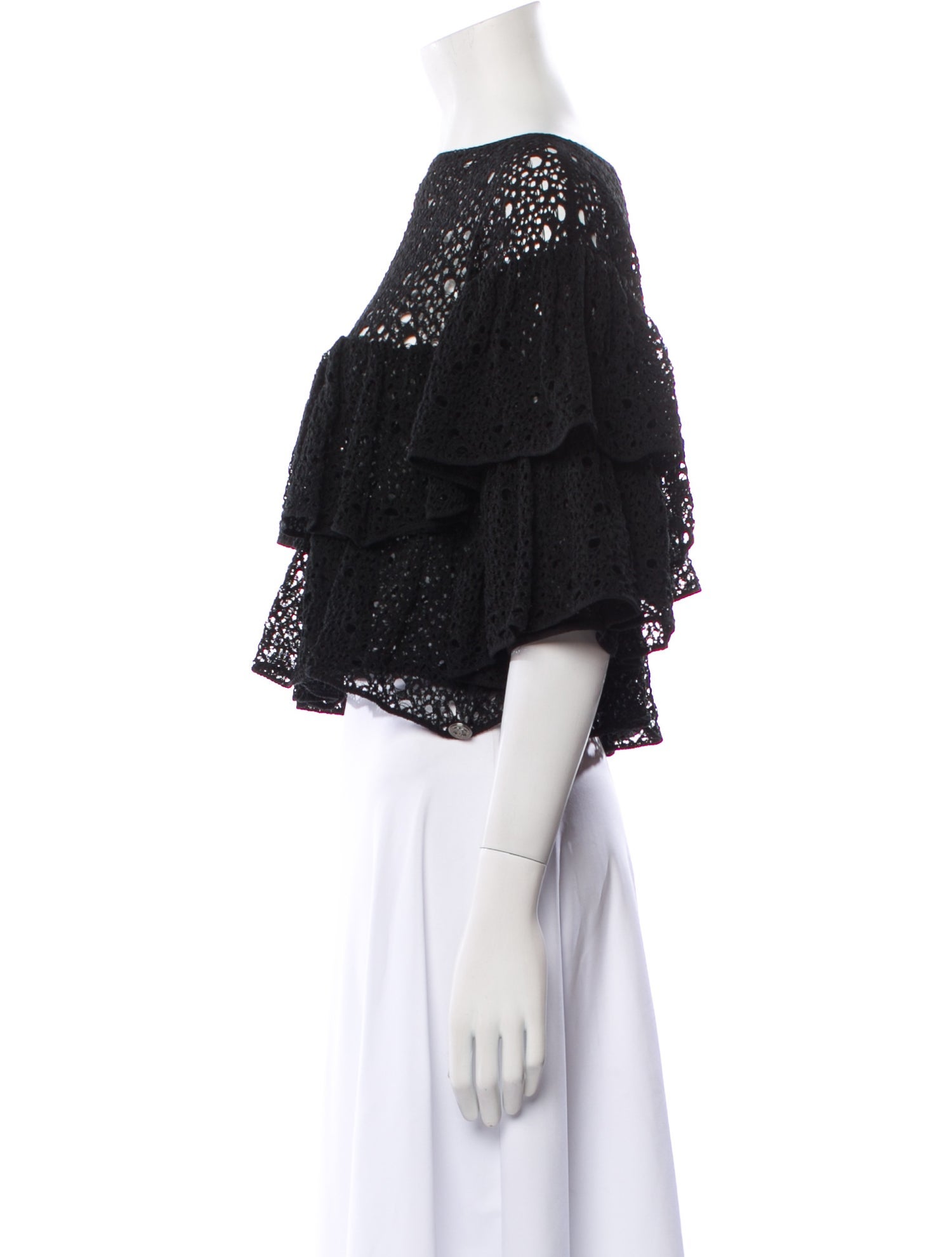 Chanel 2012 Bateau Neckline Crop Top