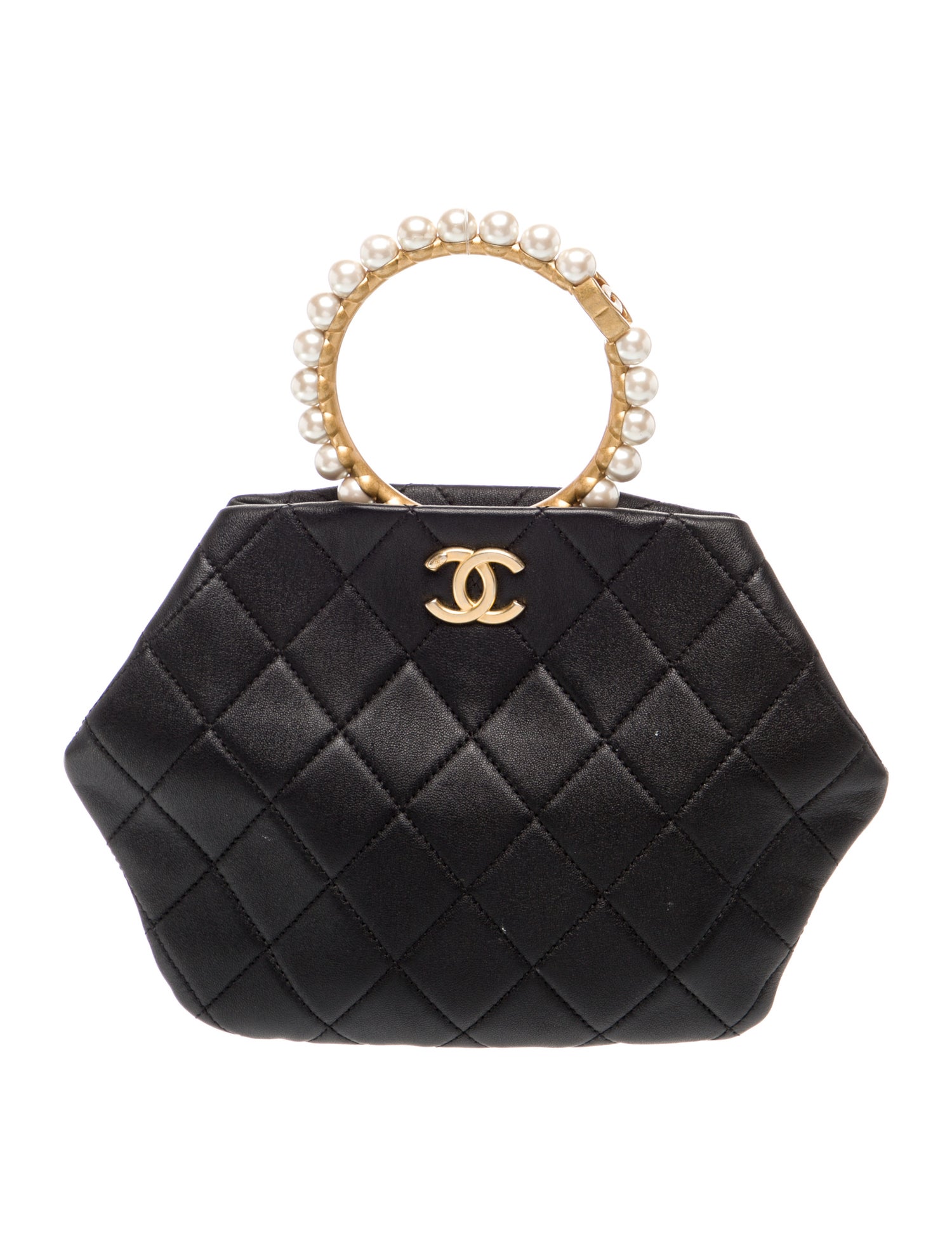 Chanel Pearl Crown Clutch