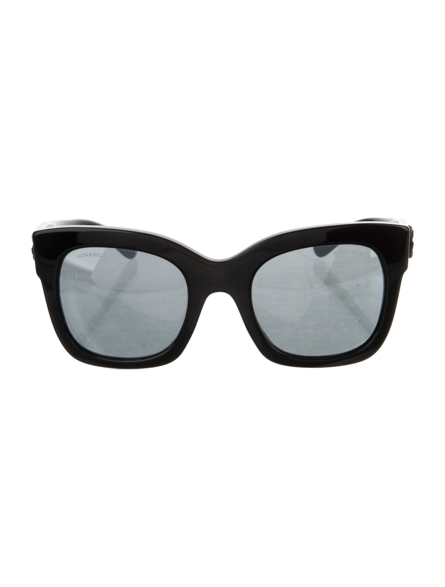 Chanel Interlocking CC Logo Wayfarer Sunglasses