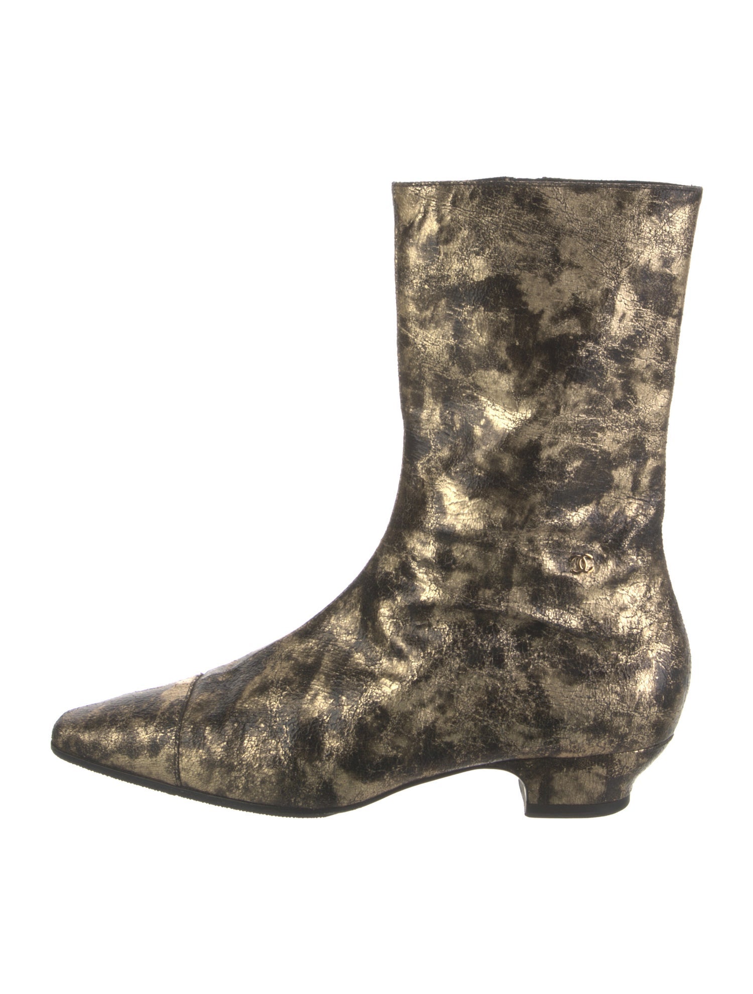 Chanel 2018 Interlocking CC Logo Boots