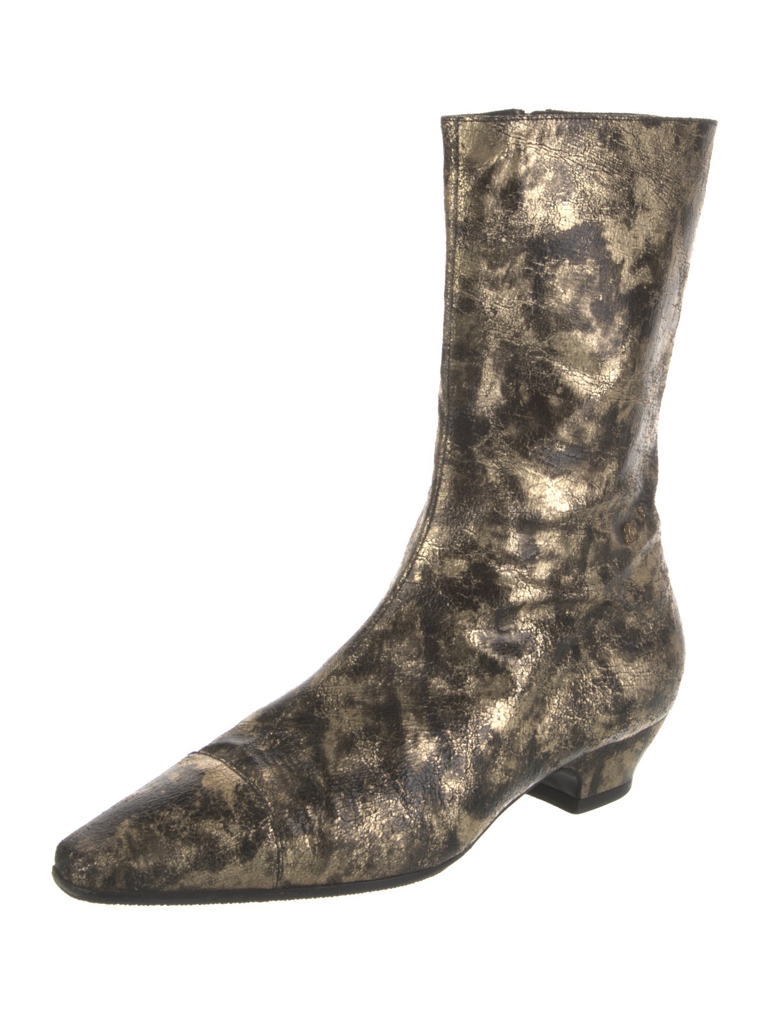 Chanel 2018 Interlocking CC Logo Boots