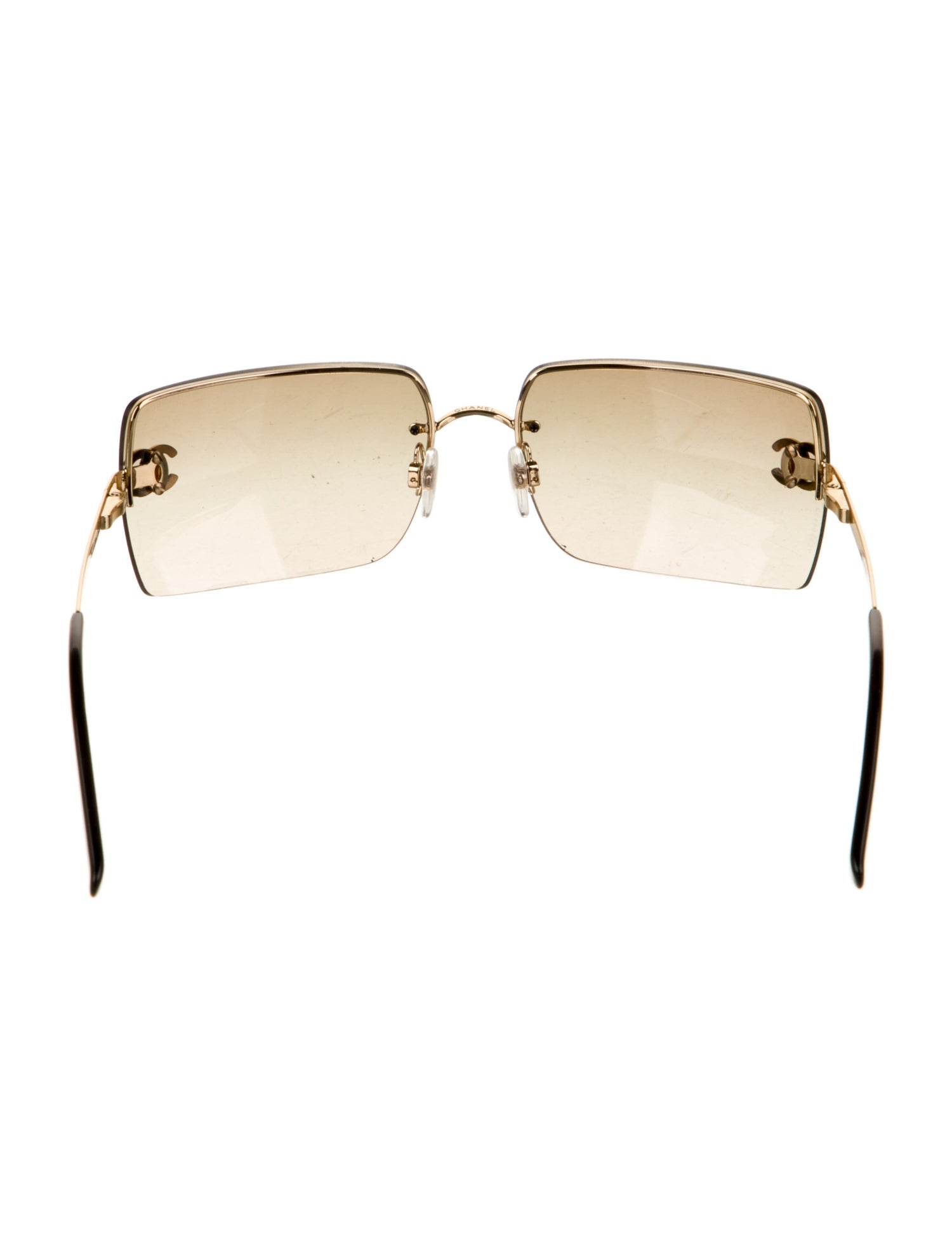 Chanel Interlocking CC Logo Square Sunglasses