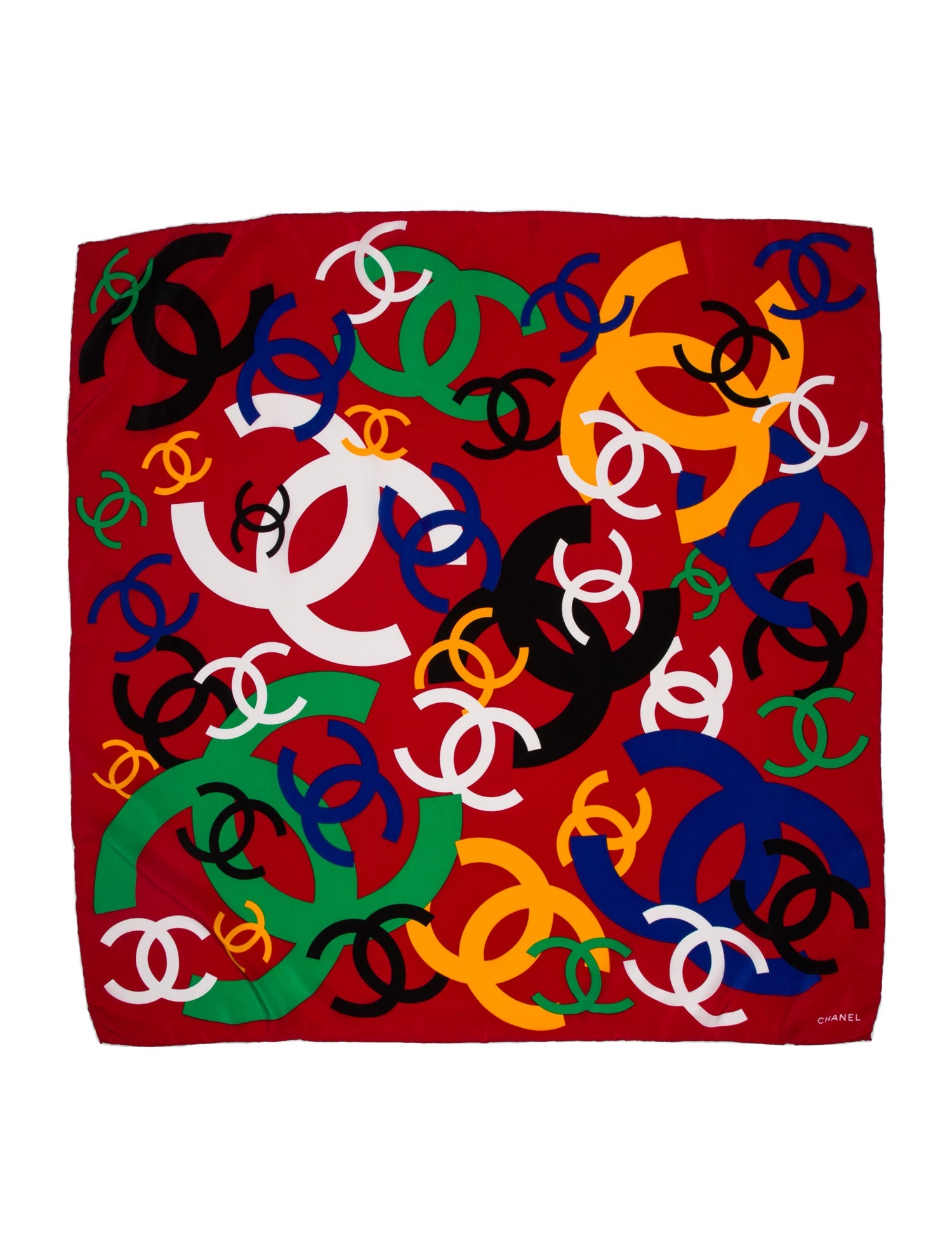 Chanel Silk Vintage Scarf