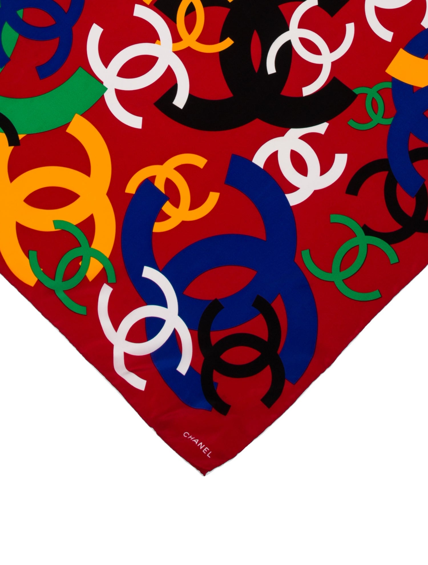 Chanel Silk Vintage Scarf