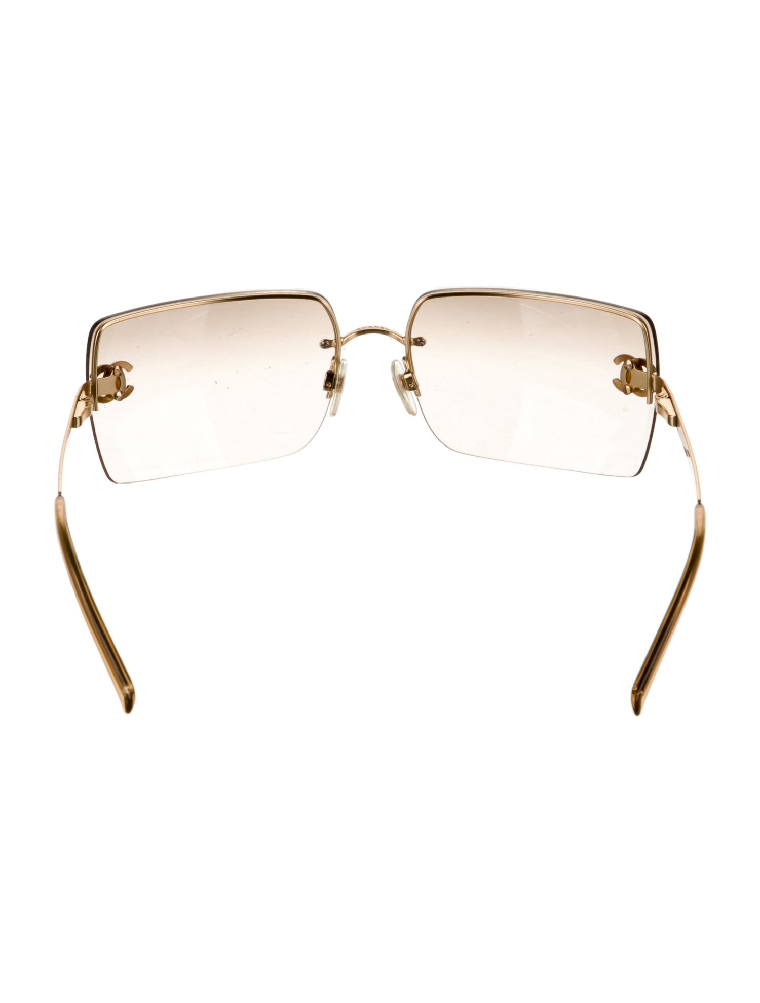 Chanel Interlocking CC Logo Square Sunglasses