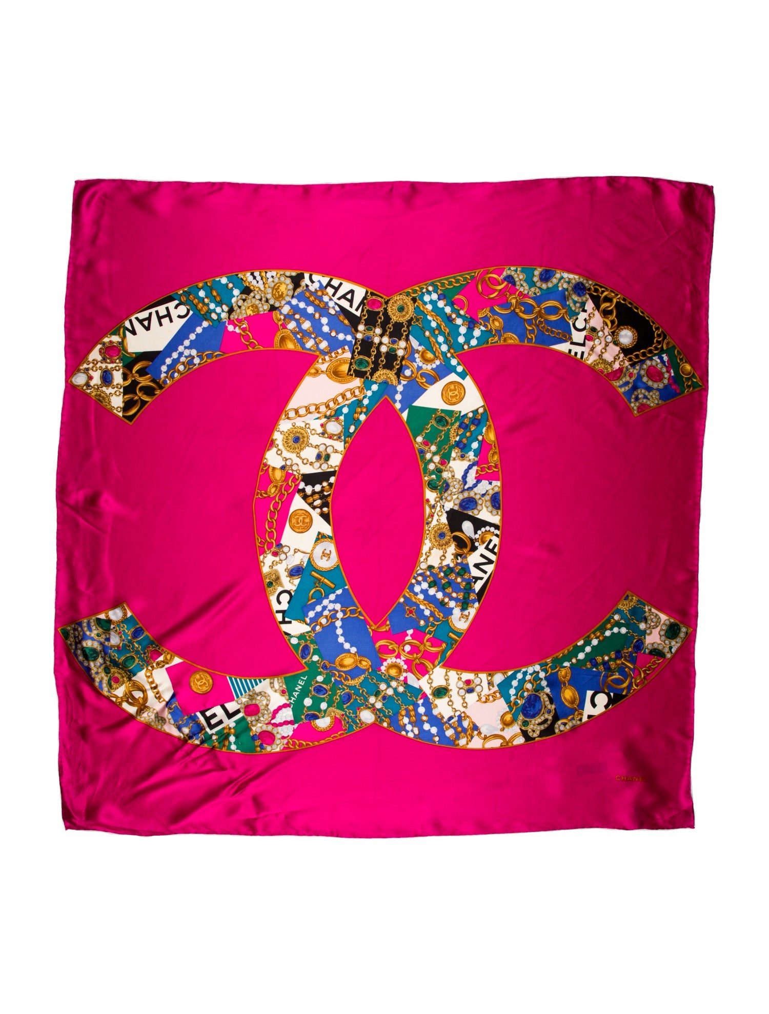 Chanel Silk Vintage Scarf