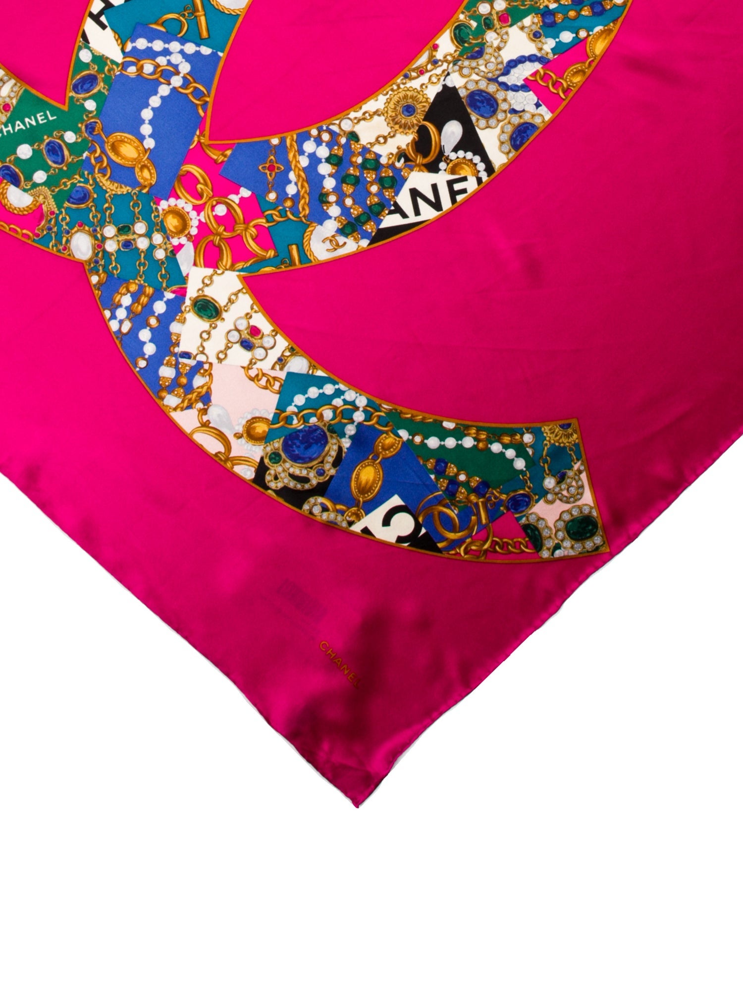 Chanel Silk Vintage Scarf