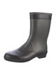 Chanel Interlocking CC Logo Rubber Rain Boots