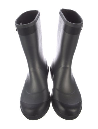 Chanel Interlocking CC Logo Rubber Rain Boots