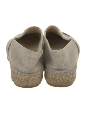 Chanel Interlocking CC Logo Canvas Espadrilles