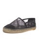 Chanel Interlocking CC Logo Canvas Espadrilles