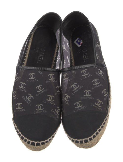 Chanel Interlocking CC Logo Canvas Espadrilles