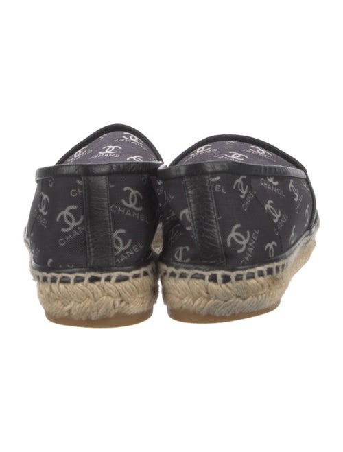Chanel Interlocking CC Logo Canvas Espadrilles