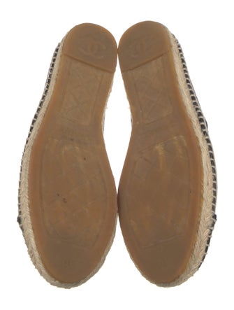 Chanel Interlocking CC Logo Canvas Espadrilles