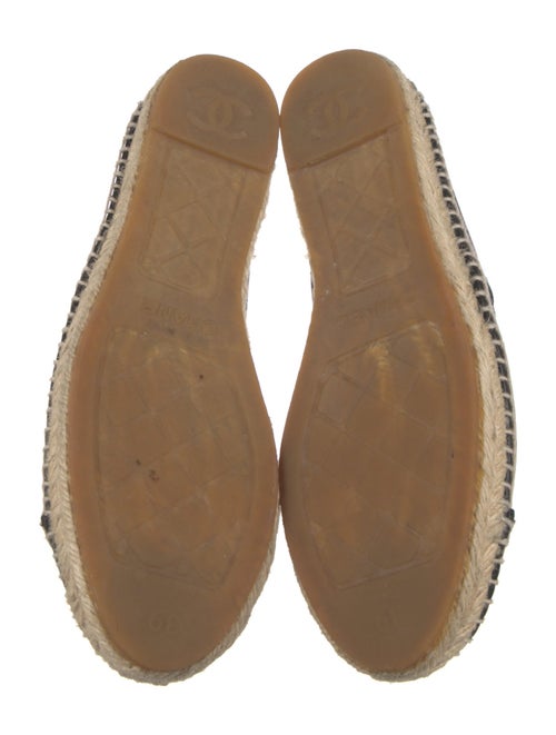 Chanel Interlocking CC Logo Canvas Espadrilles