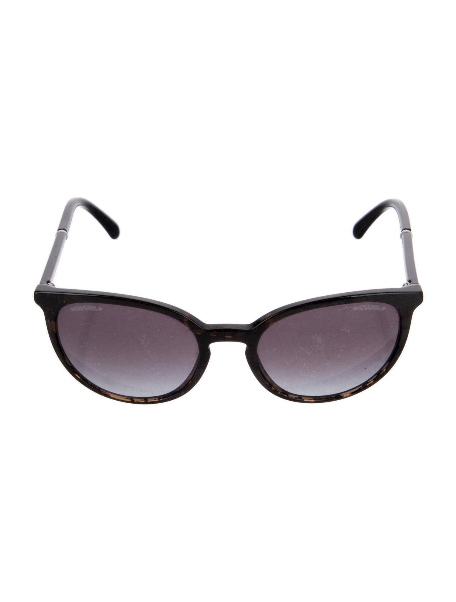 Chanel Interlocking CC Logo Round Sunglasses