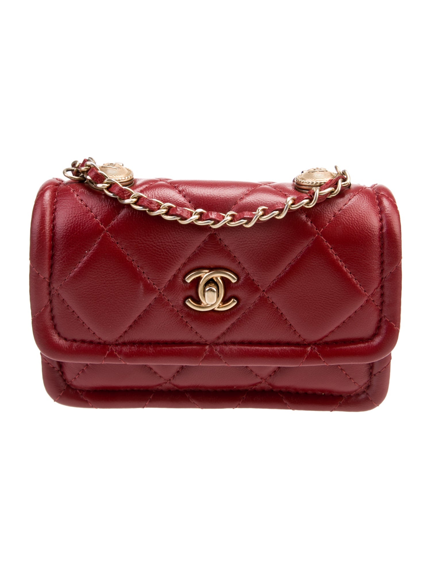 Chanel Extra Mini Button on Top Belt Bag