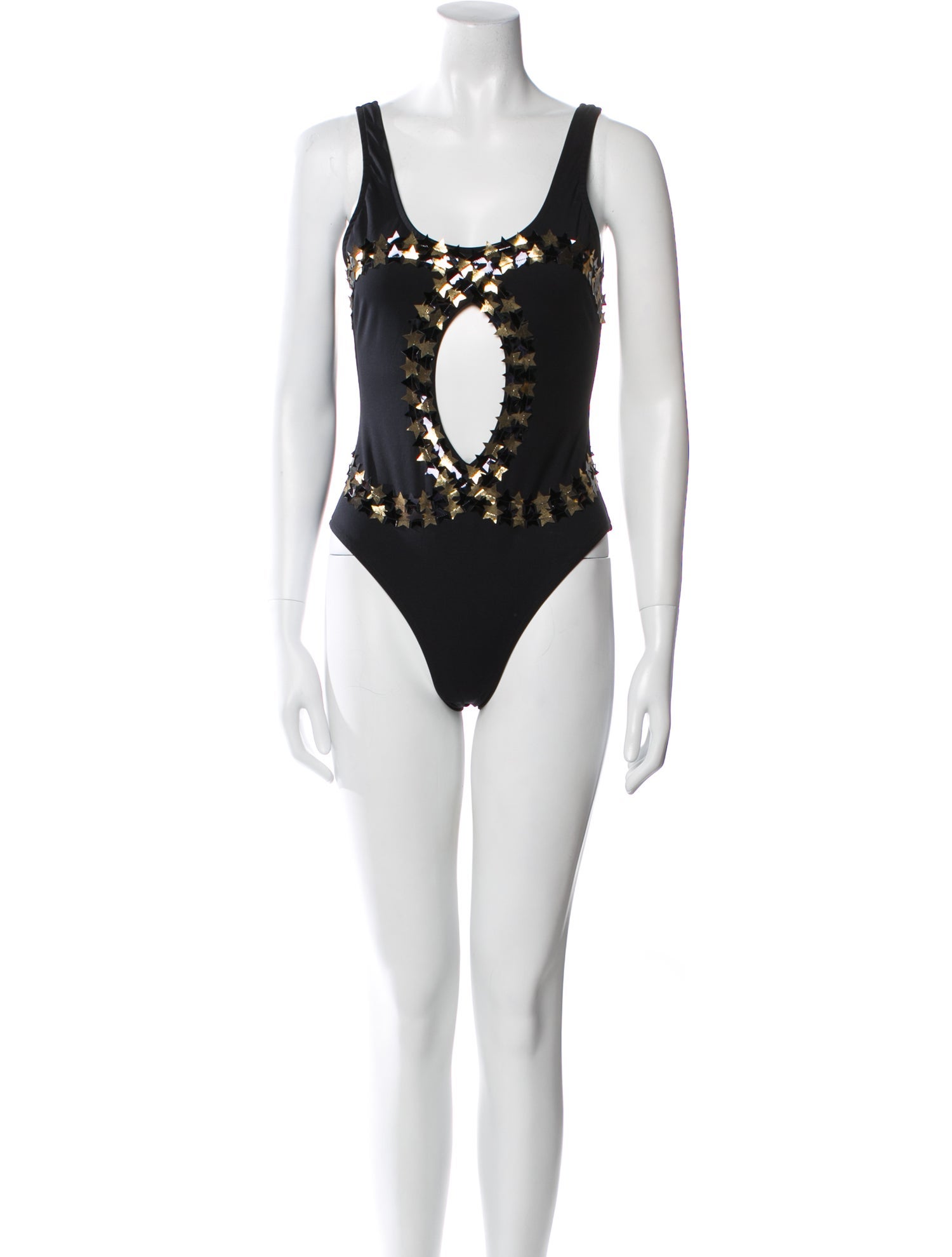 Chanel 2024 Cutout Accent One-Piece w/ Tags