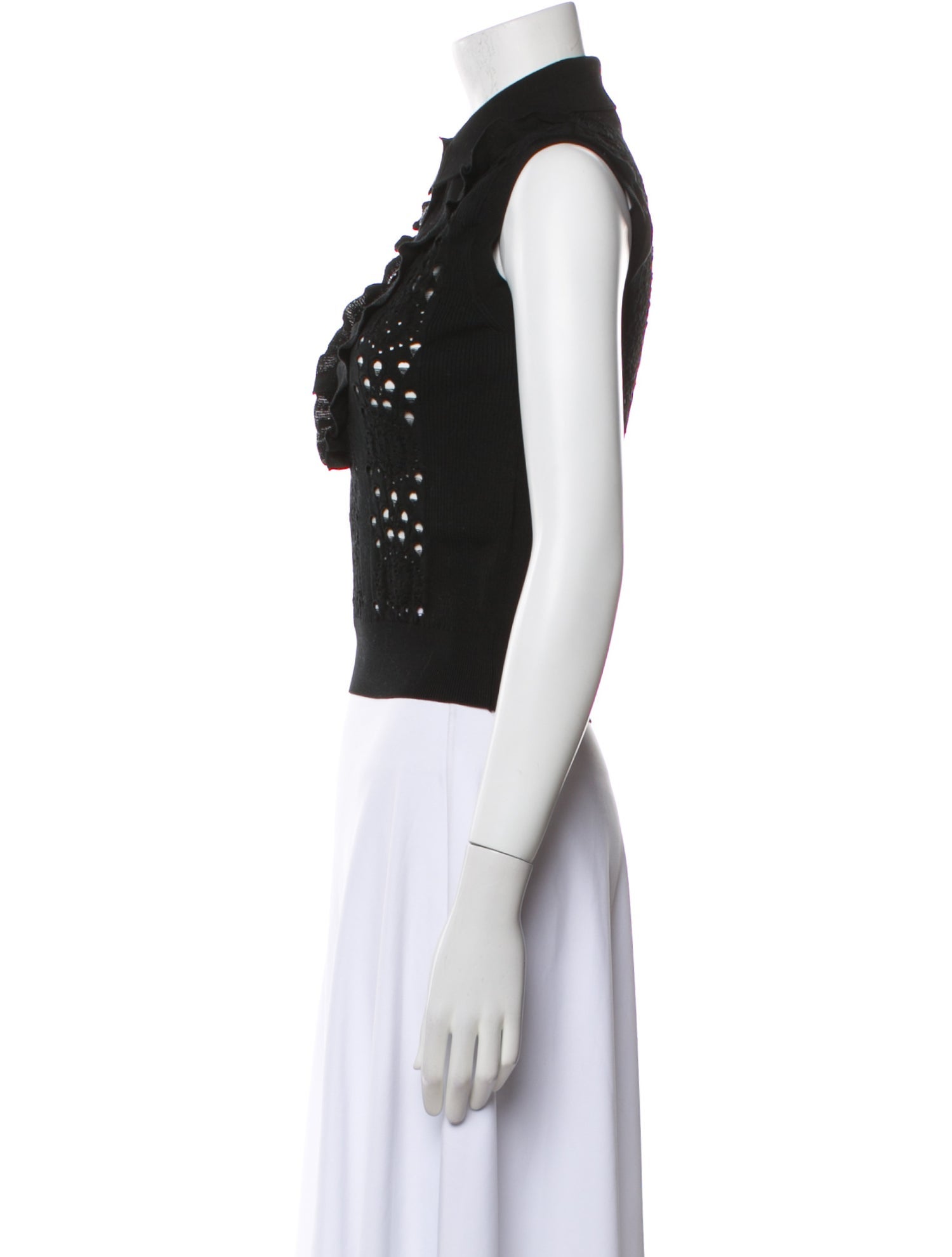 Chanel 2020 Sleeveless Crop Top