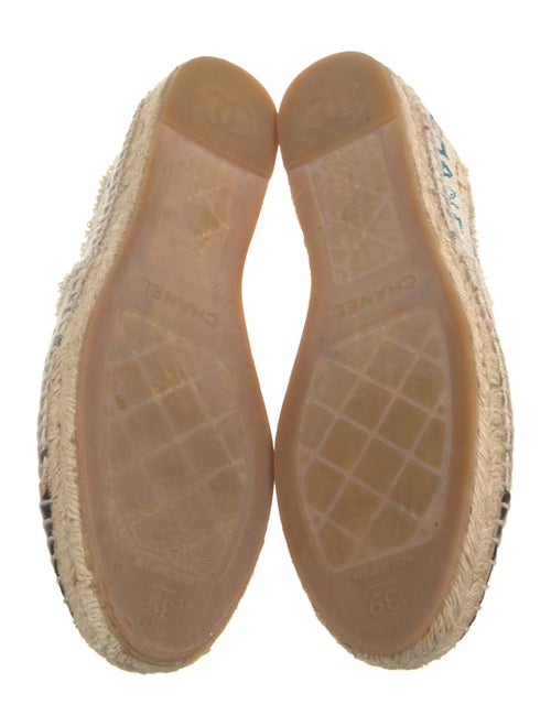 Chanel 2017 Interlocking CC Logo Espadrilles