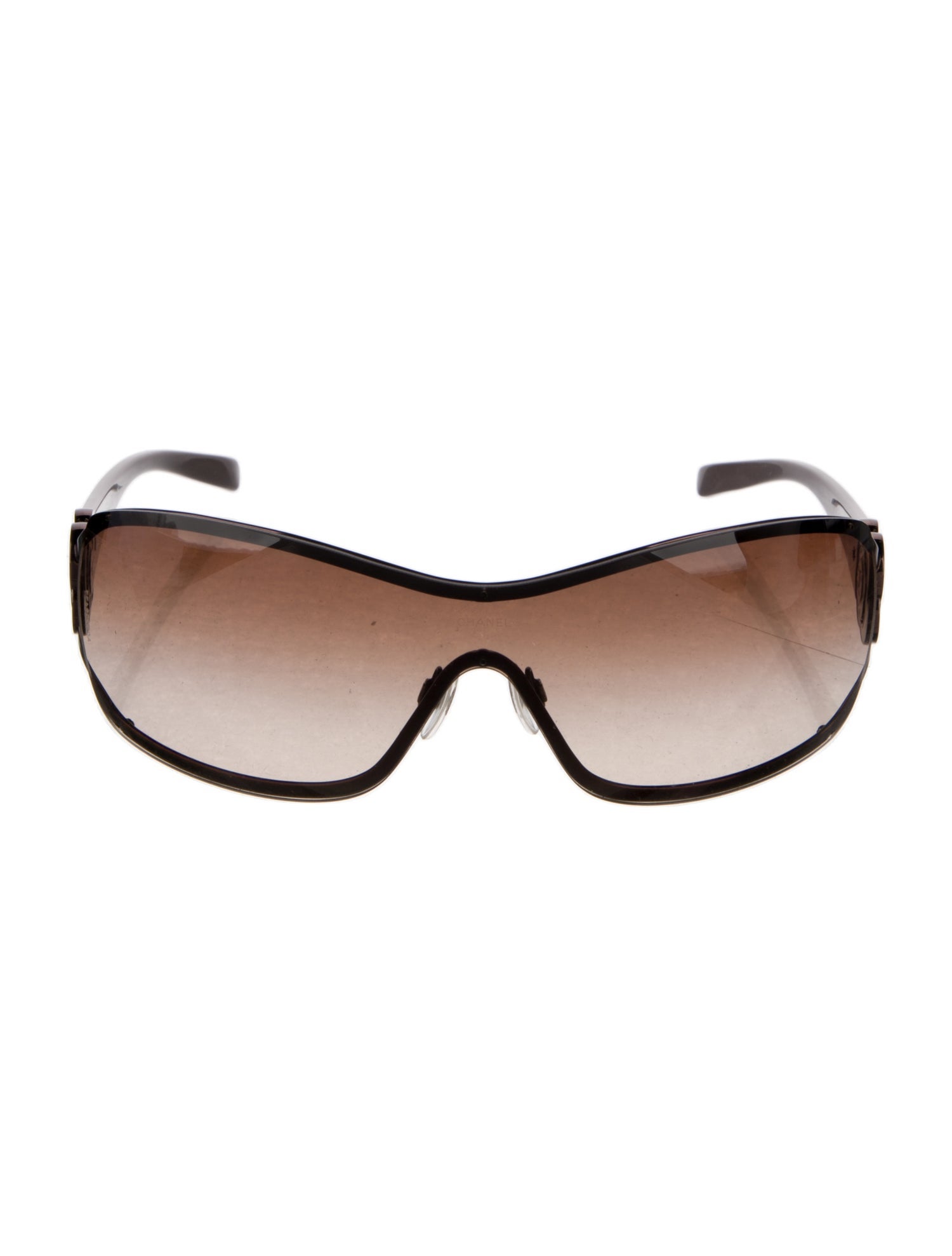 Chanel Interlocking CC Logo Shield Sunglasses