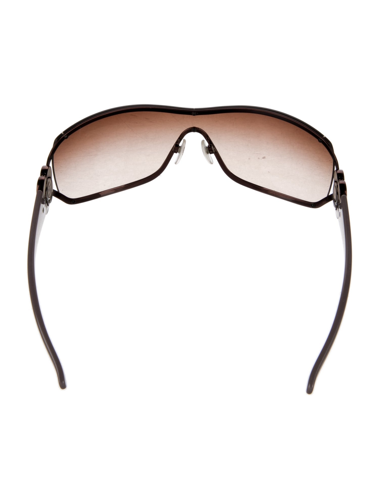 Chanel Interlocking CC Logo Shield Sunglasses