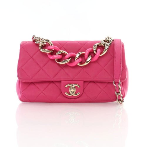 Chanel Interlocking CC Elegant Chain Flap Bag