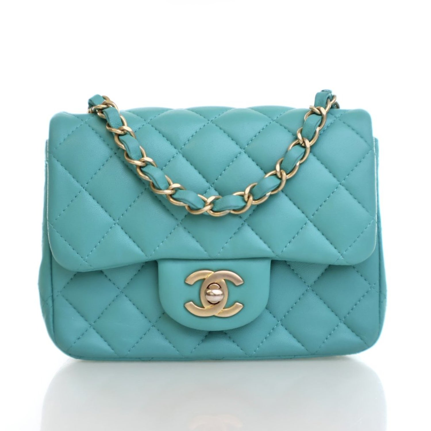 Chanel Interlocking CC Square Classic Flap Bag