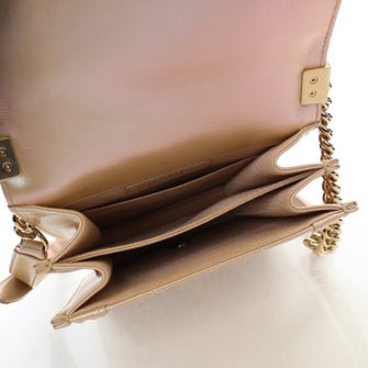 Chanel Interlocking CC North South Boy Flap Bag