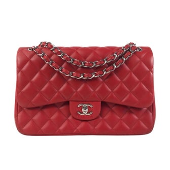 Chanel Interlocking CC Classic Double Flap Bag Jumbo