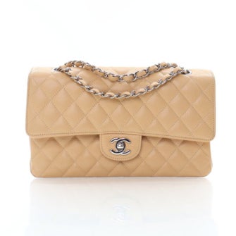 Chanel Interlocking CC Classic Double Flap Bag Medium