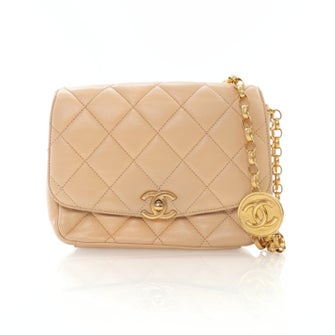 Chanel Interlocking CC CC Coin Chain Flap Bag