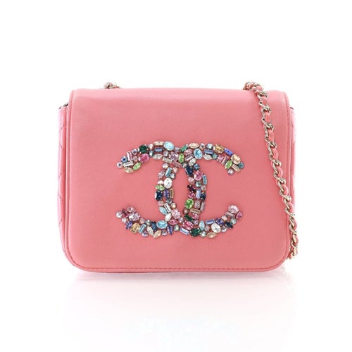Chanel Interlocking CC Crystal CC Flap Bag Mini