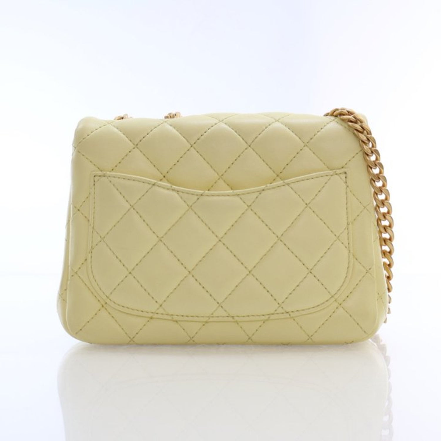 Chanel Interlocking CC Sweet Camellia Square Classic Flap Bag Mini