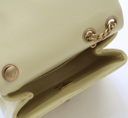 Chanel Interlocking CC Sweet Camellia Square Classic Flap Bag Mini