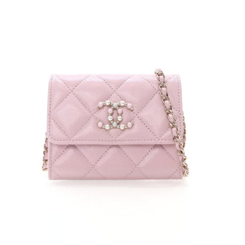 Chanel Interlocking CC Coco Candy Card Holder On Chain