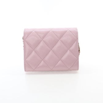 Chanel Interlocking CC Coco Candy Card Holder On Chain